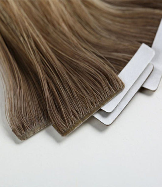 INVISIBLE TAPE IN HAIR EXTENSIONS