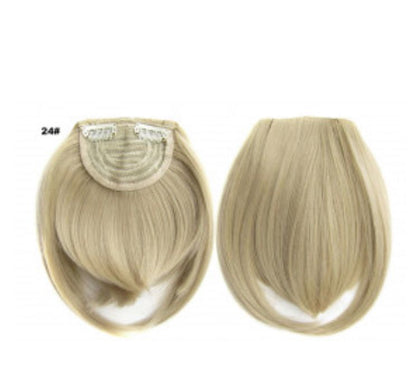 BLUNT CUT SYNTHETIC CLIP ON FRINGE 30G