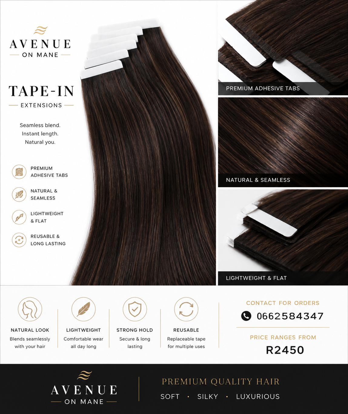 SEAMLESS TAPE INS - VIRGIN