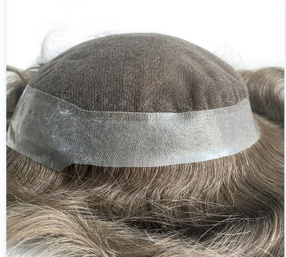 MENS HUMAN HAIR TOUPEES