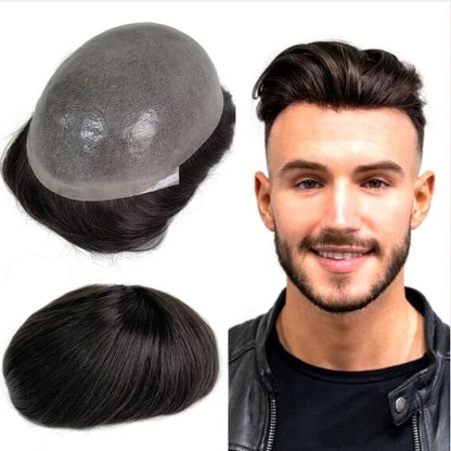 MENS HUMAN HAIR TOUPEES